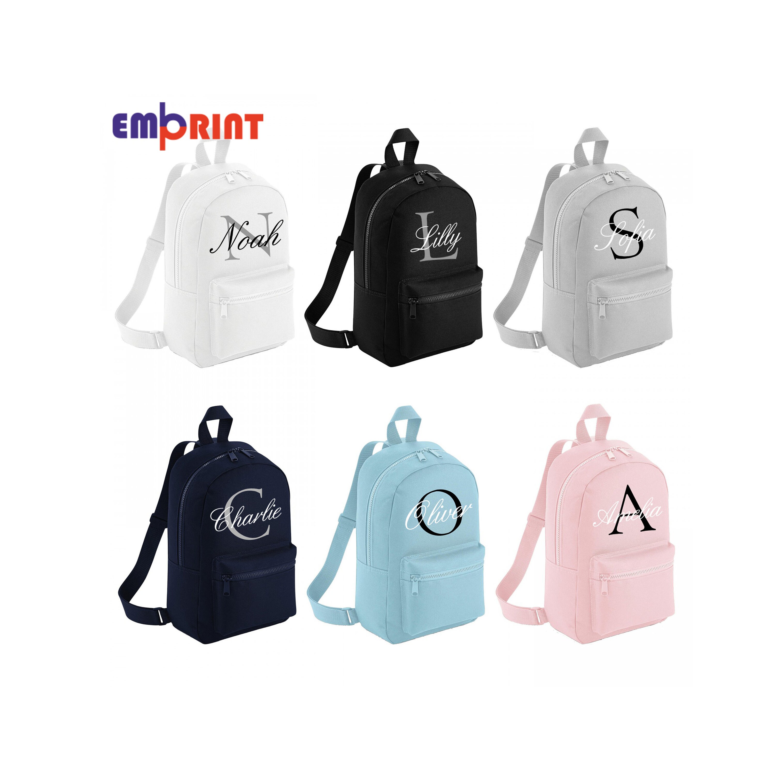 personalised small backpack