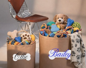 Panier personnalisé pour chiens | Conception d'os en feutre