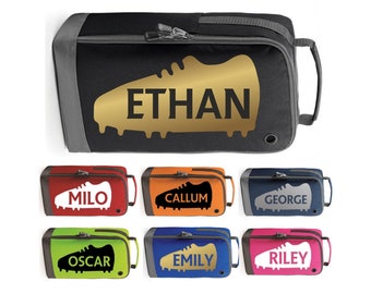 Sac pour chaussures de football personnalisé, nom de la botte, conception personnalisée pour garçons, filles, kit de chaussures de sport pour enfants, école et sport
