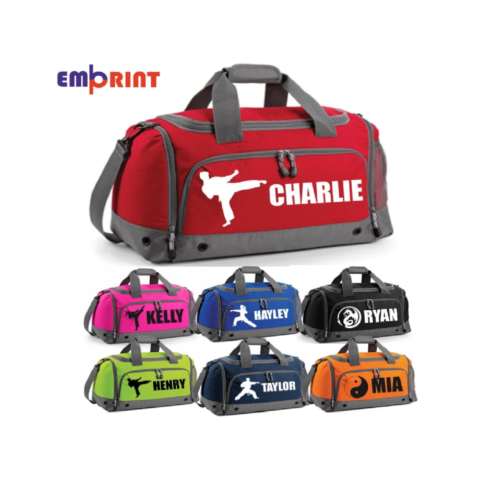 Personalised Karate Holdall Bag Kids Martial Arts Boys Girls Etsy.de