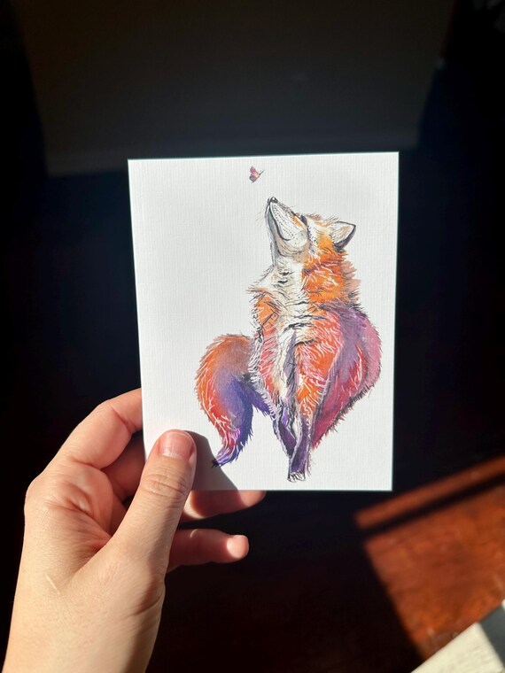 Fox Folded Card