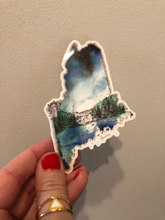 Maine Vinyl Sticker