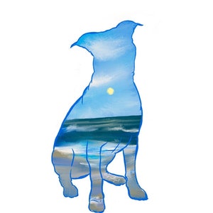 Custom Digital Landscape Pet Illustration