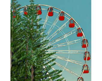 Fremantle Tourist Wheel Print