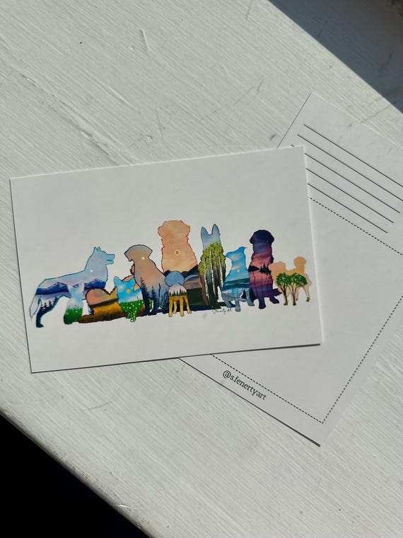 Good Dogs Postcard