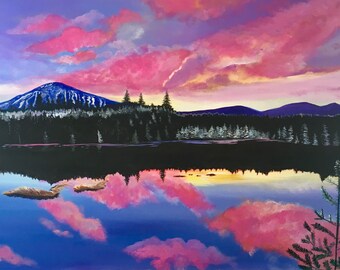 Sugarloaf sunset print