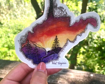 West Virginia Vinyl Sticker