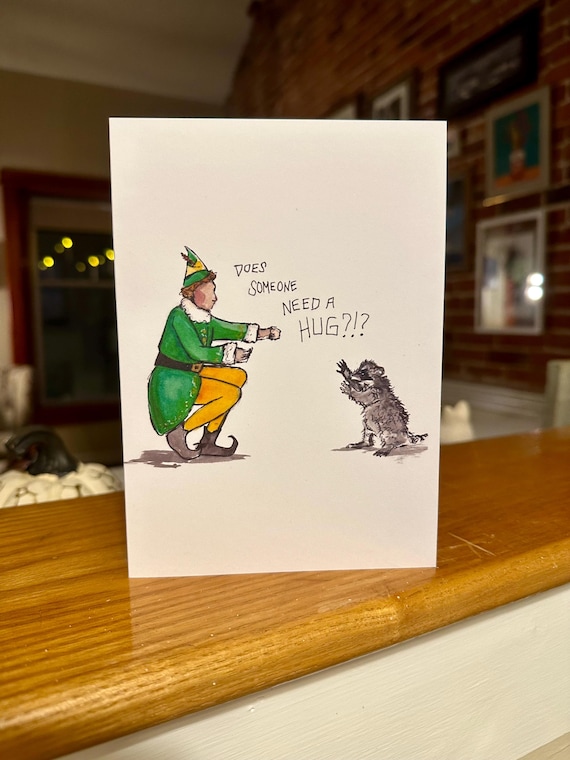 Who Needs a Hug Greeting Card