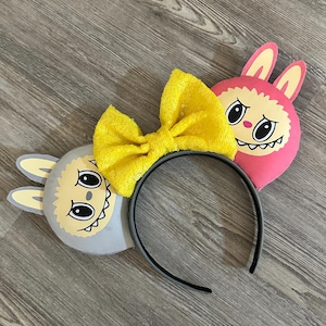 Labubu inspired handmade mouse ears