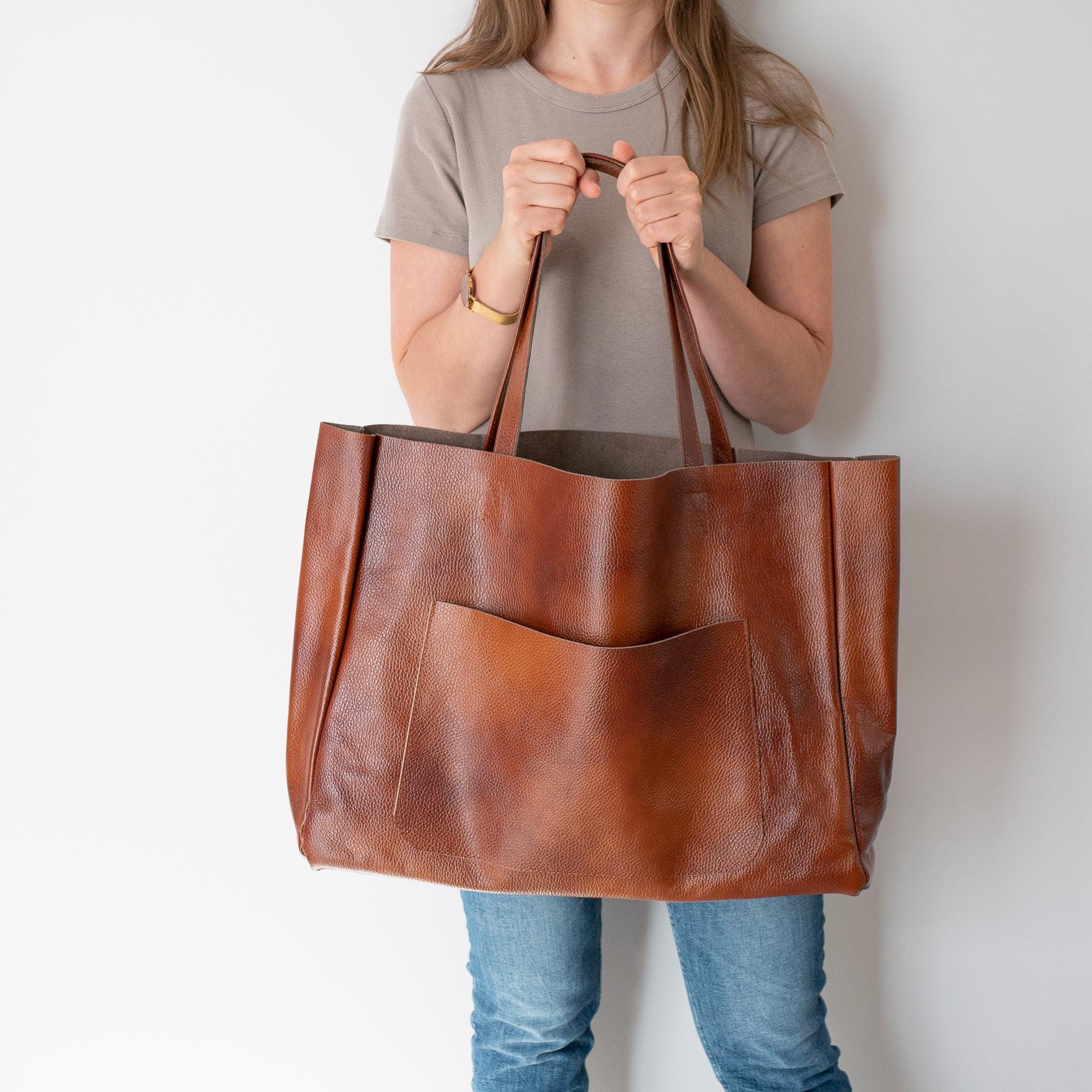 COGNAC BROWN OVERSIZE Leather Tote Bag, Shopping Bag, Leather Purse, Big Shoulder Bag, Leather Bag, Everyday Tote, Extra Large Tote Bag - Etsy COGNAC BROWN OVERSIZE Leather Tote Bag, Shopping Bag, Leather Purse, Big Shoulder Bag, Leather Bag, Everyday Tote, Extra Large Tote Bag - Etsy