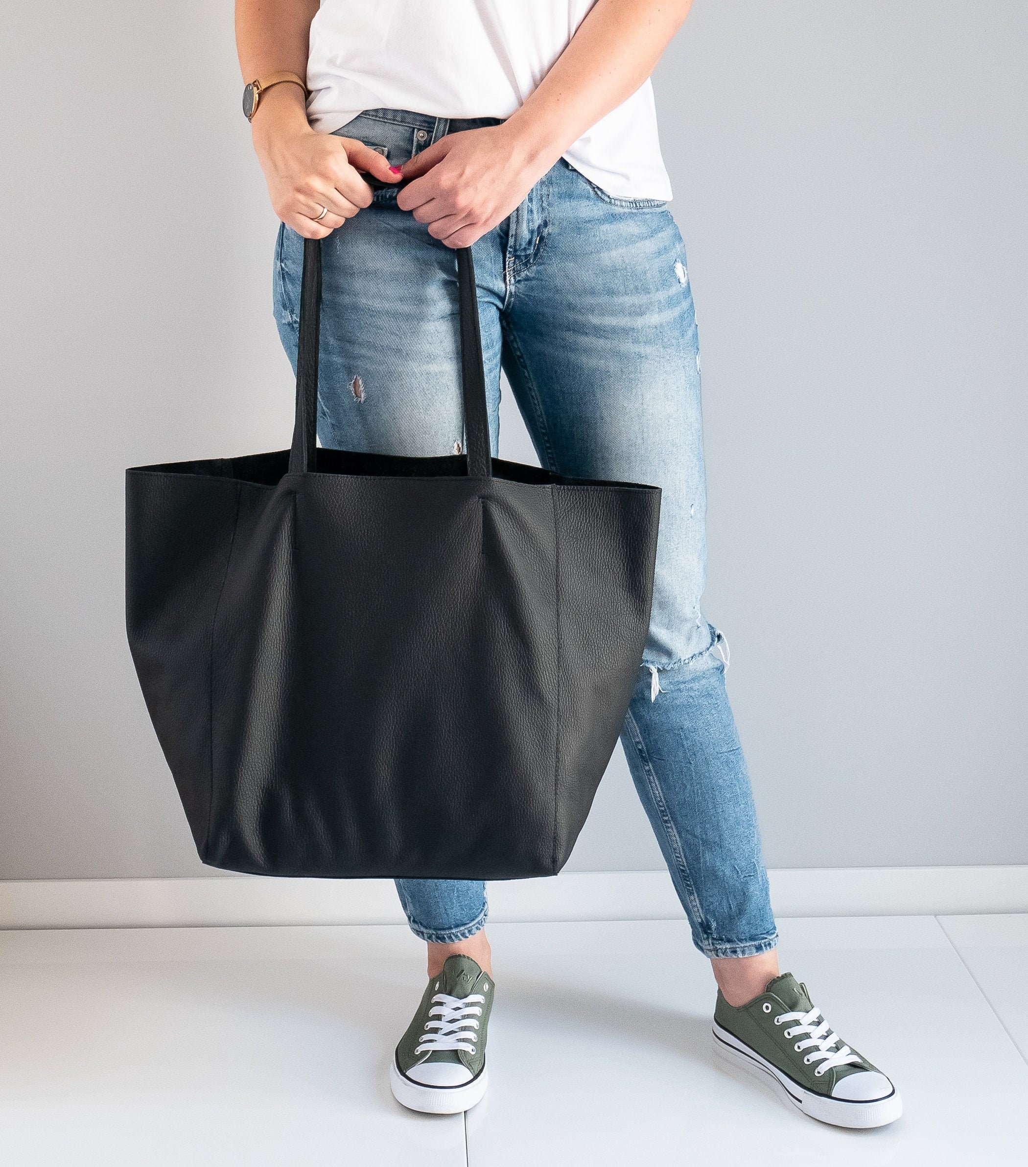 QIXUJAK Hobo Bag Damen - Große Leder Shopper Tasche Mit Integriertem Portemonnaie