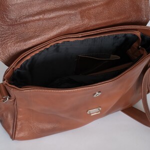 Leather Messenger Bag, Leather Briefcase Bag, Leather Bag, Shoulder Bag ...