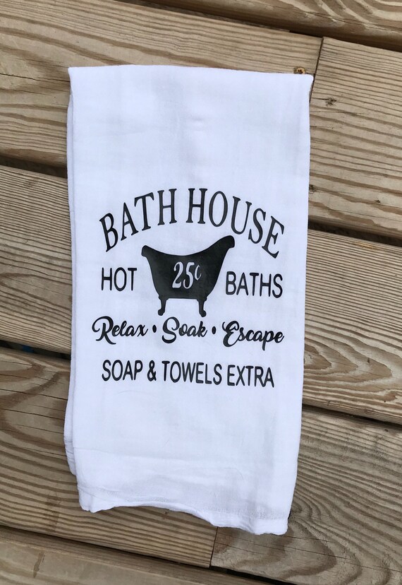 Bathroom Towel Bathroom Decor Bathroom Decorative Towel Etsy