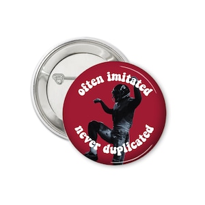 CRIMSON CRANE BUTTON