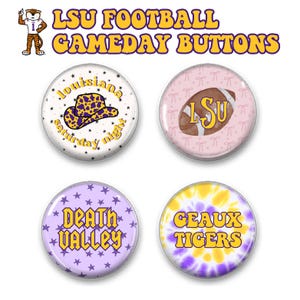 LSU GAMEDAY BUTTONS