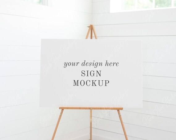 Easel Mockup Seating Chart Mockup Wedding Sign
