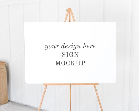 Download Easel Mockup Sign Mockup Seating Chart Mockup Free Branding Identity Mockup Psd Template
