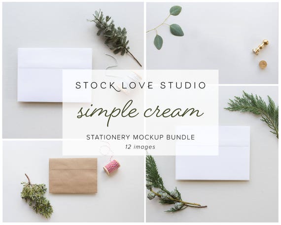 Download Free Simple Cream Stationery Mockupstationery Stock Image Bundle Psd Get Download Logo Mockup Realistic 3d PSD Mockup Templates