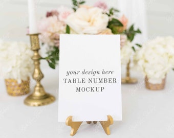 Download Free Table Number Mockup Wedding Mockup Wedding Sign Mockup Sign PSD Mockup Template