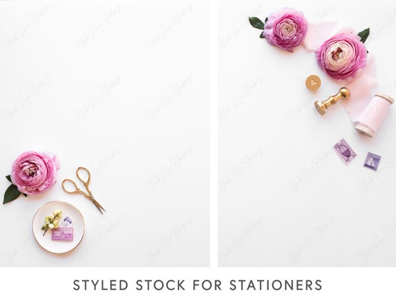 Styled Stock Photography Stationery Mockup White Pink Styled Stock Photography Stationery Mockup White Pink