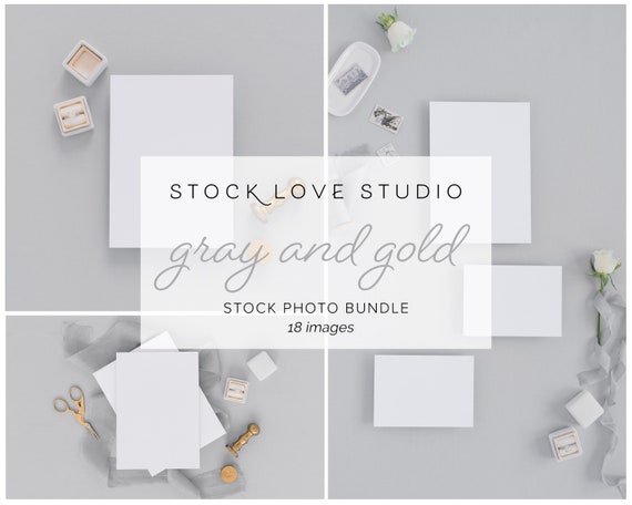 Stationery Mockup Bundle Neutral Invitation Mockup Invitation