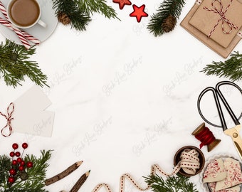 5x7 Christmas Card Mockup 5x7 Christmas Printable Mockup Etsy