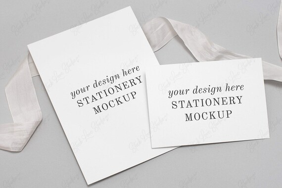 Simple Stationery Mockup Neutral Stationery Mockup Wedding Etsy