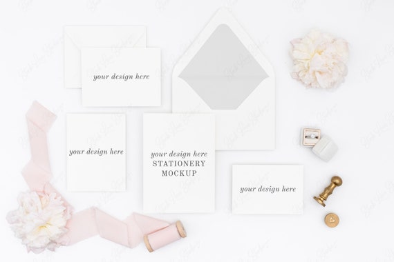 Stationery Mockup Wedding Invitation Mockup Wedding Mockup Etsy
