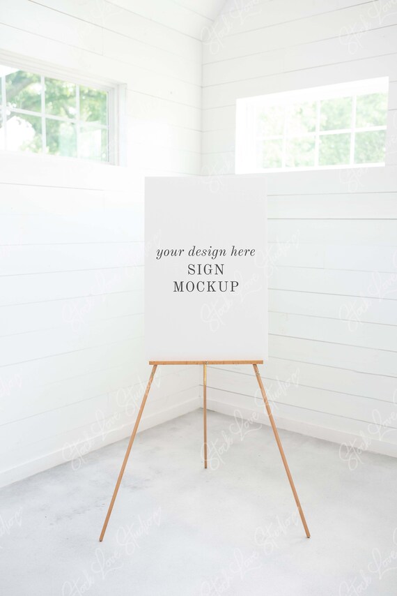 Easel Mockup Sign Mockup Seating Chart Mockup Wedding Etsy