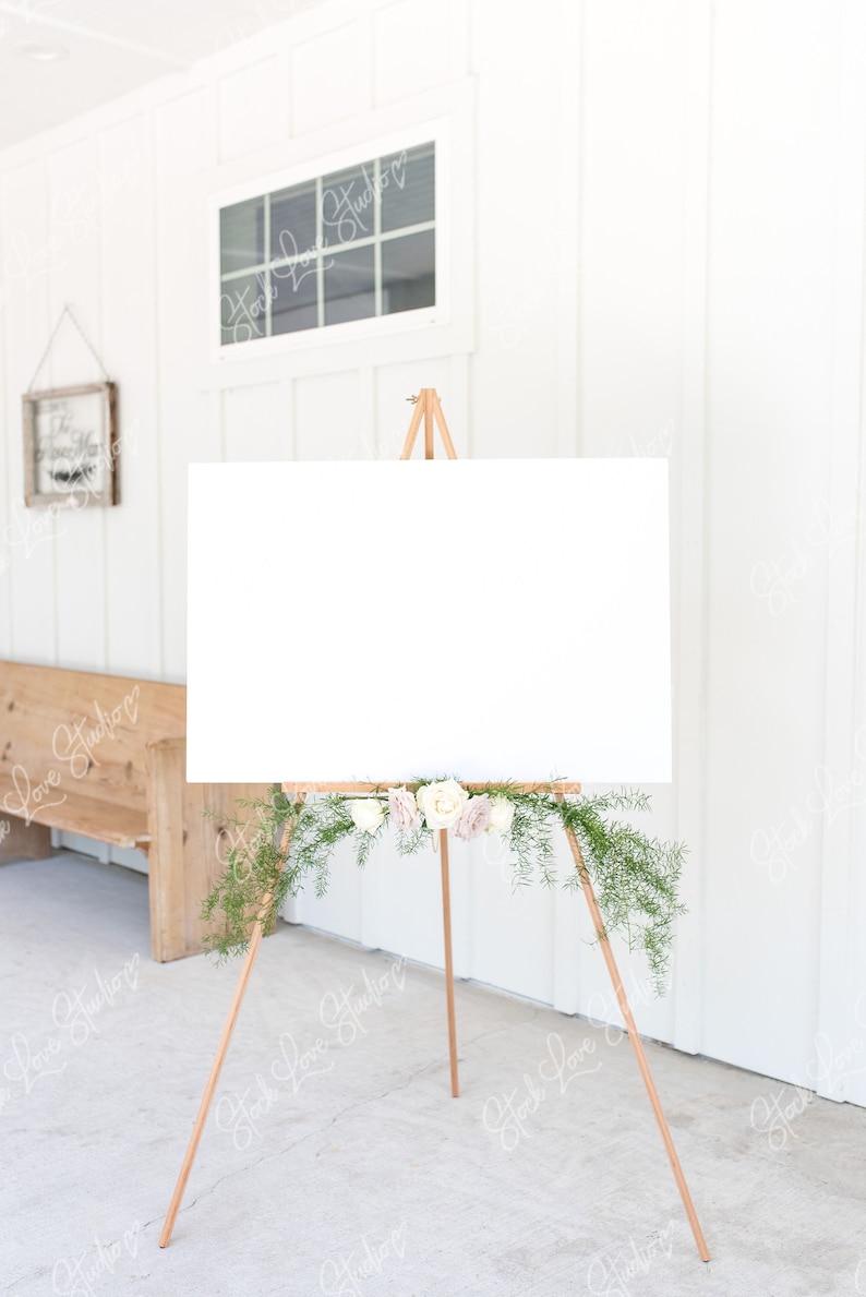 Easel Sign Mockup Easel Mockup Wedding Sign Mockup Sign Etsy