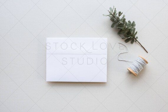 Styled Stock Photography Christmas Envelope Mockup Etsy