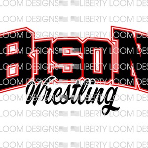 Bison Wrestling