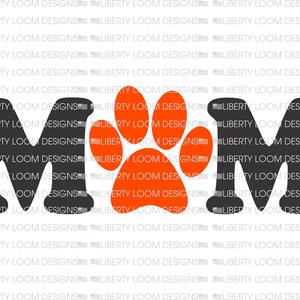 Mom with Pawprint