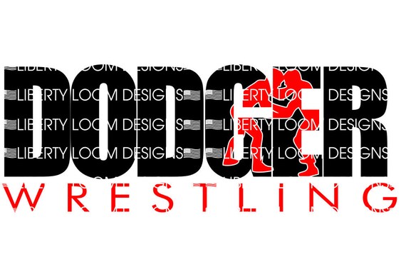 Dodger Wrestling Knockout Etsy