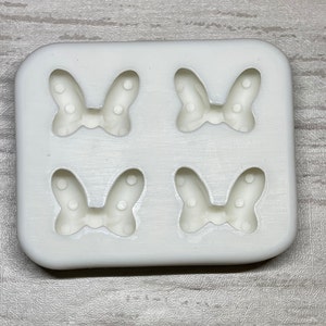 4 pc Cute Bows Silicone Mold