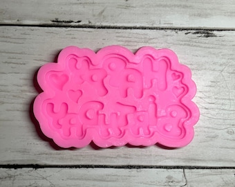 HAPPY BIRTHDAY MOLD, Birthday Fondant, Resin Silicon Art Supplies Theme Letter Mold, Handmade Kids Birthday Gift Tray Mold