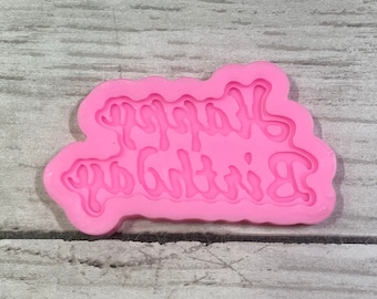 Happy Birthday Silicone Mold: Cake Decoration and Chocolate Letter