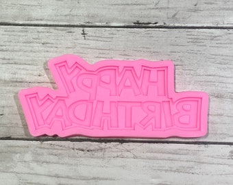 Happy Birthday Silicone Mold