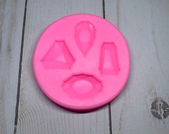 3 pc. Geometric Diamond Silicone Mold