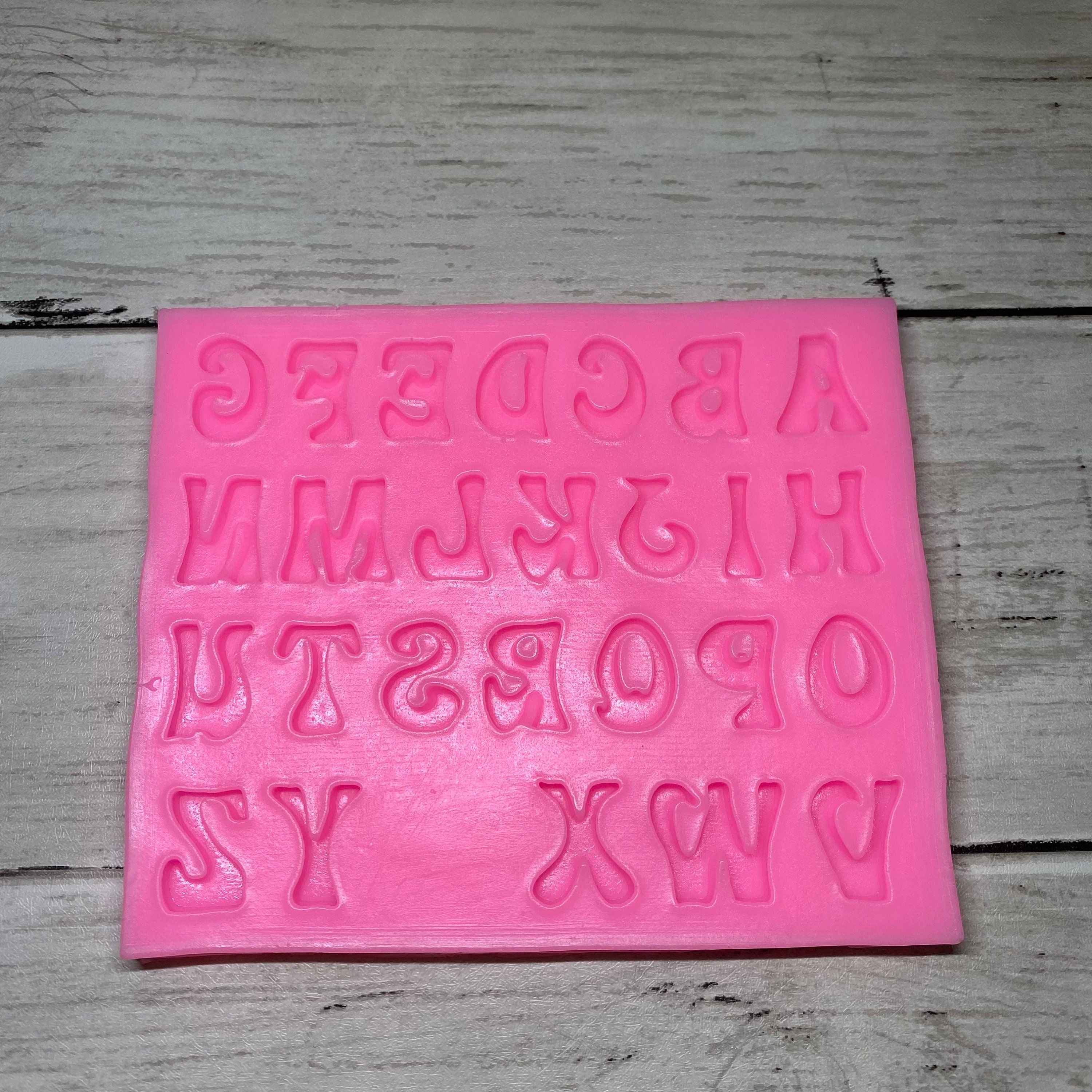 MYPRACS Happy Birthday Silicone Molds Birthday Alphabet Fondant Silicone  Mold Letters Chocolate Molds For Birthday Party Cake Decorating Cupcake