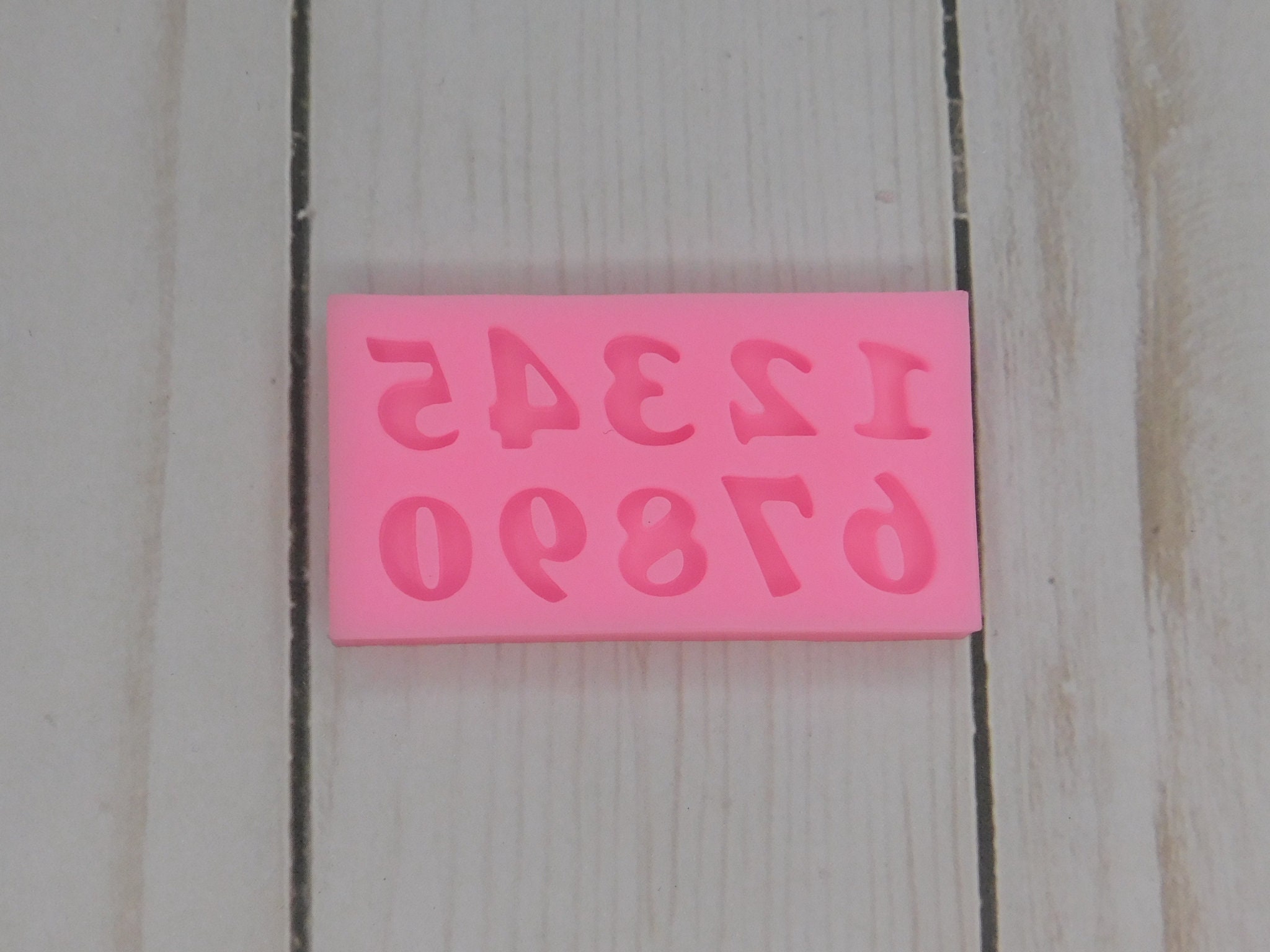 Number Silicone Mold Number Mold Silicone Mold Fondant Etsy UK