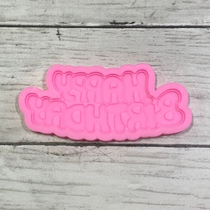 Happy Birthday Silicone Mold