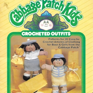 Vintage Cabbage patch kids Crochet Outfits pdf