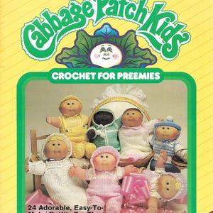 Vintage cabbage patch kids crochet for preemie doll clothes pdf
