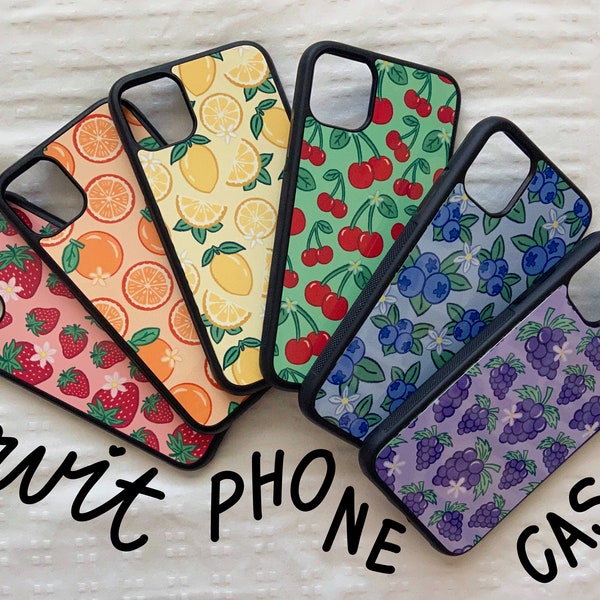 Fruit Phone Case, Strawberry Shortcake Phone Case, Matching Phone Case, Best Friend Phone Case, Gifts for Teenage Girls