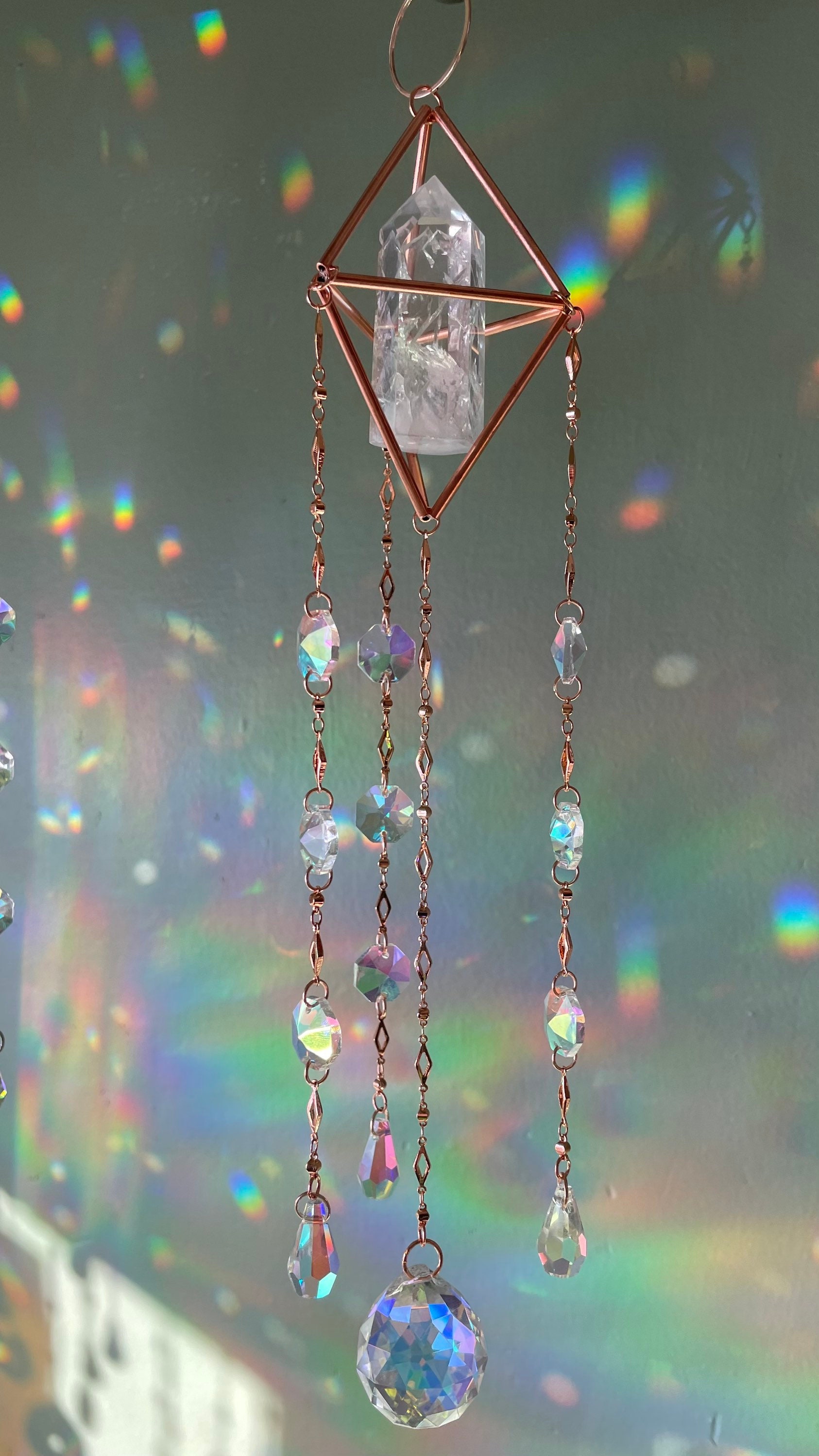 Yoga Room Decor, Hanging Art for Room, Crystal Sun Catcher, Gifts for –  Crystal Creek Co.