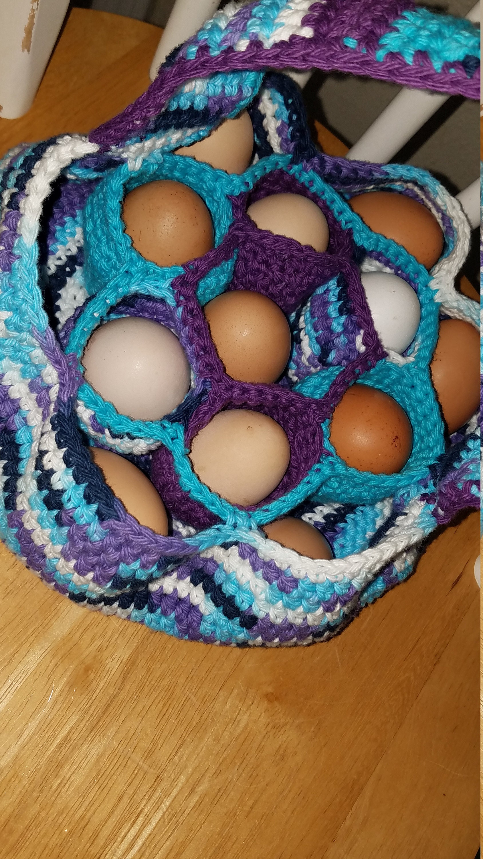 Egg Collecting Basket Bakers Dozen Etsy