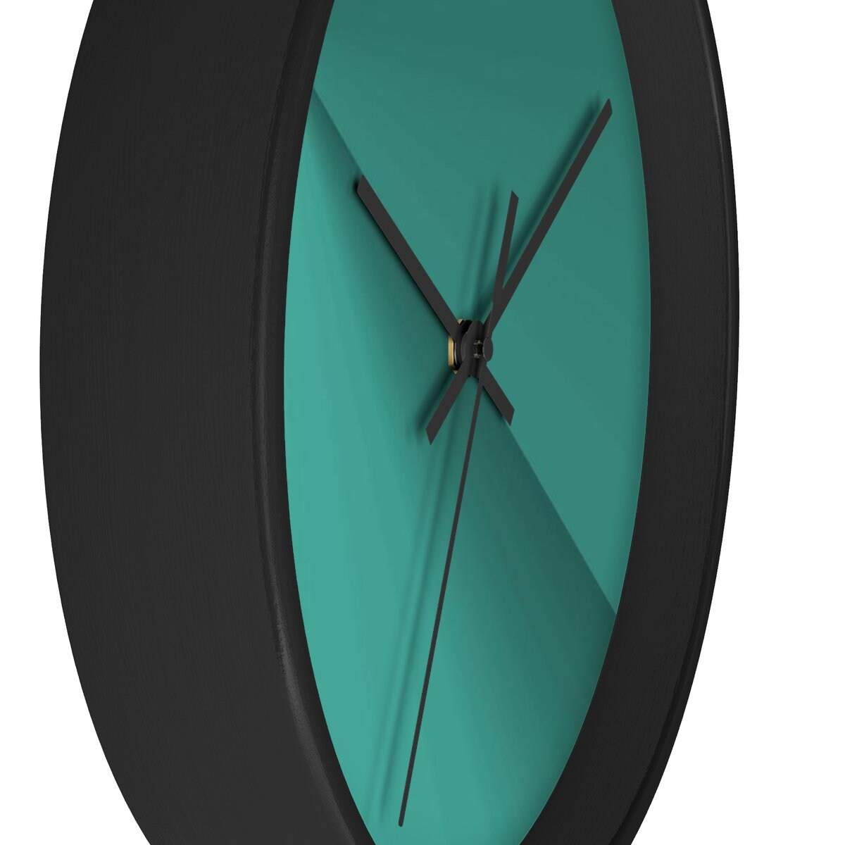 Green Classic Elegant Wall Clock Round Clock for Wall Wooden Etsy