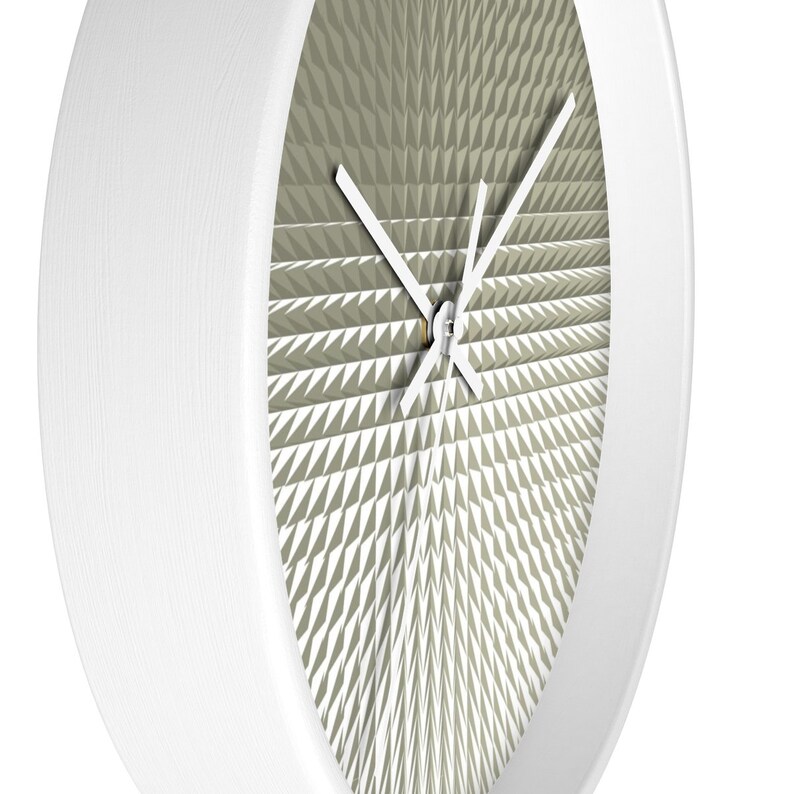 Unique Geometric Shapes Wall Clock Etsy