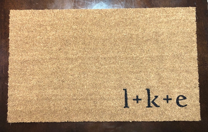 Personalized Door Mat Happily Ever After Door Mat Custom Etsy